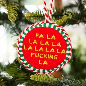 Furbish Studio Needlepoint Ornament